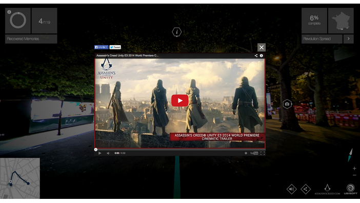 まさに『Assassin's Creed Unity』版ストリートビューな新企画「Project Widow」がリリース