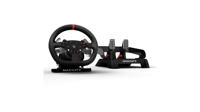 Mad Catz製Xbox One用ステアリングホイール「Pro Racing Force Feedback Wheel & Pedals」発売日決定