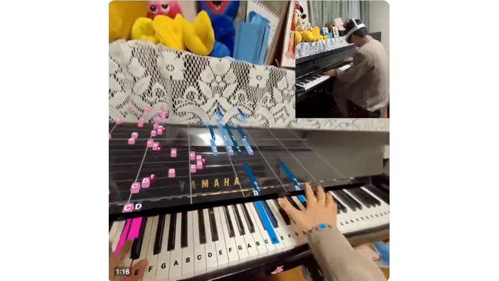 ダンスゲーム世界王者がピアノの難曲をMeta Quest 3で攻略する事案が発生…！鍵盤アプリ『PianoVision』にガチで挑戦中