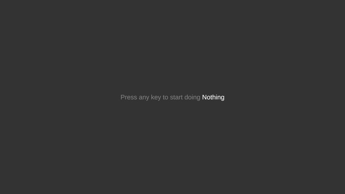 “何もしない”ゲーム『Nothing』Steamにて無料リリース