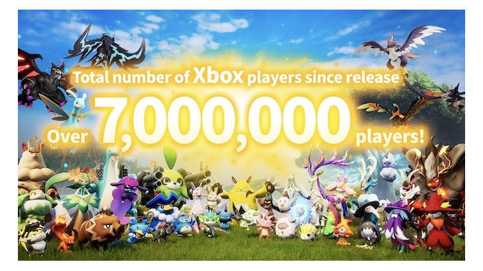 『パルワールド』Xboxでもプレイヤー数700万人超えの偉業達成！リリース2週間で総プレイヤー数は1,900万人突破