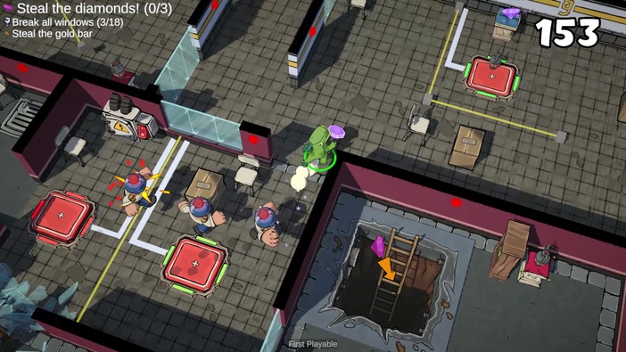 武装した恐竜が大強盗『Dinoscore』プロトタイプ版リリース―仲間同士の妨害もできる協力パーティーACT