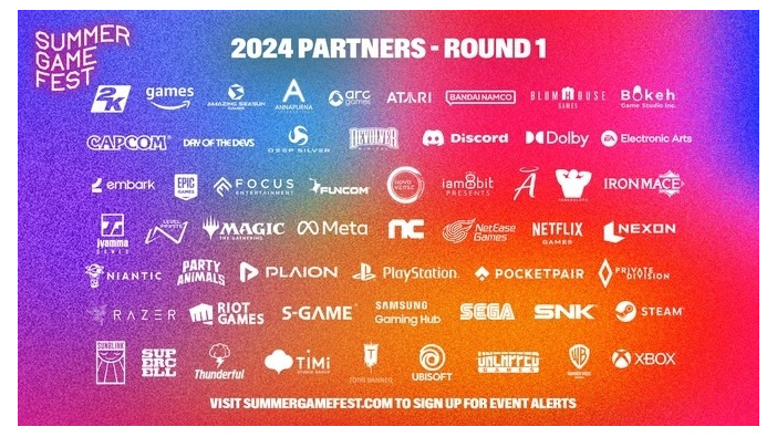 「Summer Game Fest 2024」パートナー企業55社発表―カプコン、バンダイナムコ、Deep SilverやEA、UBI…