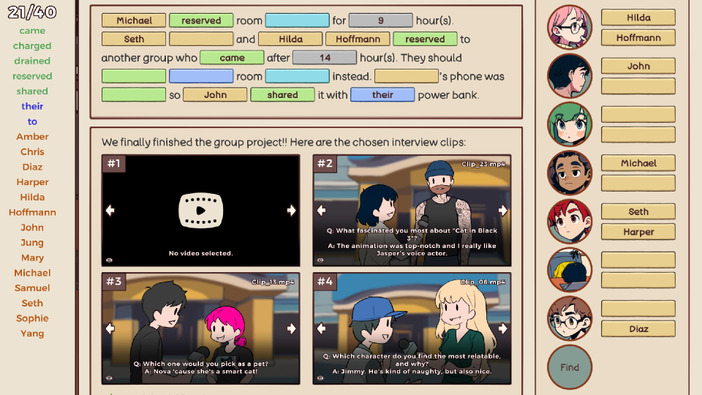 凶悪事件ではなく日常の些細な問題を解決するほのぼの推理ゲーム『Little Problems: A Cozy Detective Game』Steamで今冬リリース