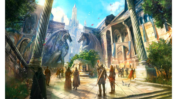 『ドラゴンズドグマ オンライン』最新ディテール―多人数ロビー「白竜神殿」や拠点となる各施設が明らかに