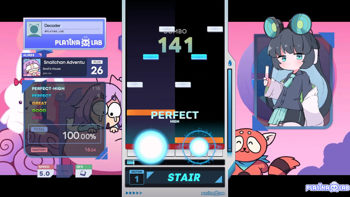 かわいいキャラにも注目のクラシックなノーツ落下式リズムゲー『PLATiNA :: LAB』2025年4月早期アクセス開始―オリジナルのほか有名ゲーム・アニメ楽曲も