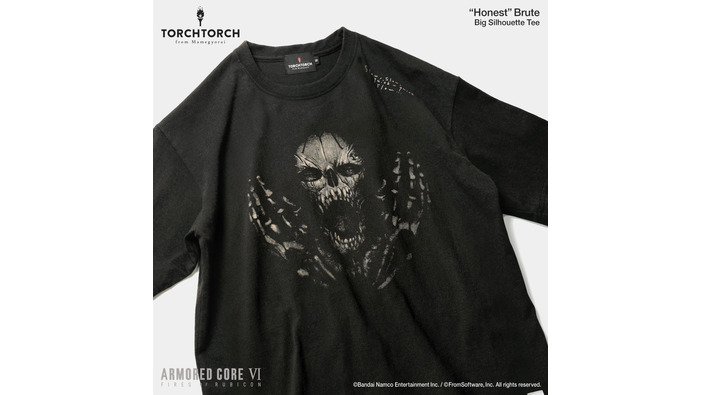 『アーマード・コア6』「オーネスト・ブルートゥ」や「ハンドラー・ウォルター」のカッコよすぎるエンブレムを着よう！「TORCH TORCH」新作Tシャツ