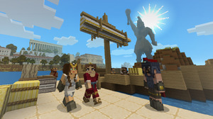 コンソール版『Minecraft』に「ギリシャ神話」マッシュアップが配信―幻想的で壮大な世界を創り上げよう 画像