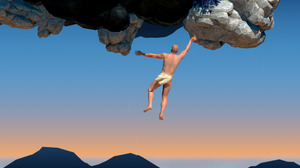 半裸男が腕だけで崖をよじ登るクライミングゲーム『A Difficult Game About Climbing』発表！ 画像