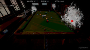おぼろげな呪文が響き名状しがたいボールが破裂するローグライクなラヴクラフト系ビリヤードゲーム『Pool of Madness』新デモ版をSteamで期間限定公開 画像