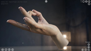 「手」に特化したポーザーソフト『HAELE 3D - Hand Poser Lite』正式リリース！ 画像