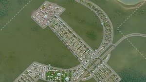 ゲーマーが『Cities: Skylines』で「鎌と槌」再現―ソビエトロシアでは都市があなたを開発する！ 画像