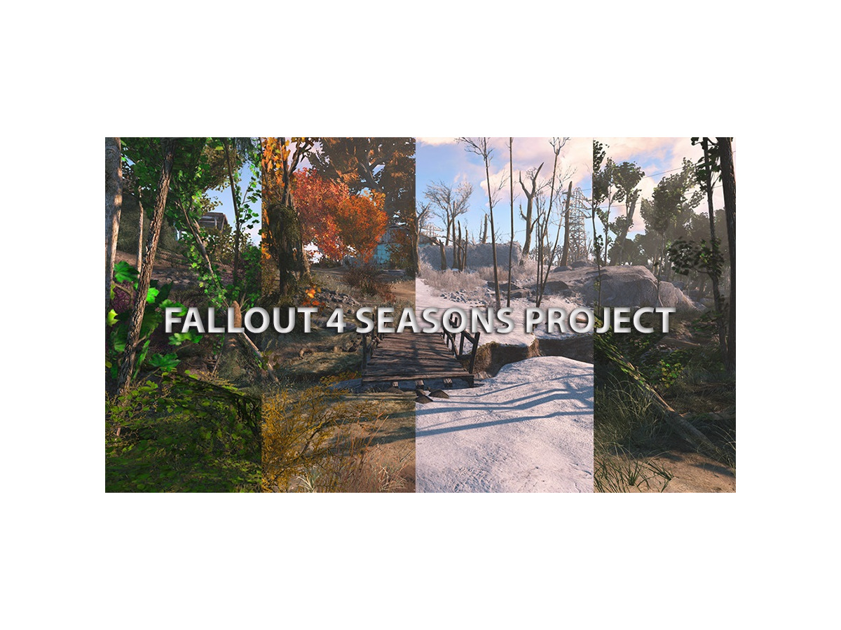 ウェイストランドに四季を Fallout 4 Mod Seasons 動画が披露
