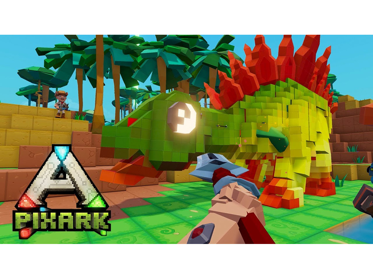 恐竜サバイバル Ark スピンオフ Pixark トレイラー マイクラ風ボクセルサンドボックスに Update Game Spark 国内 海外ゲーム情報サイト