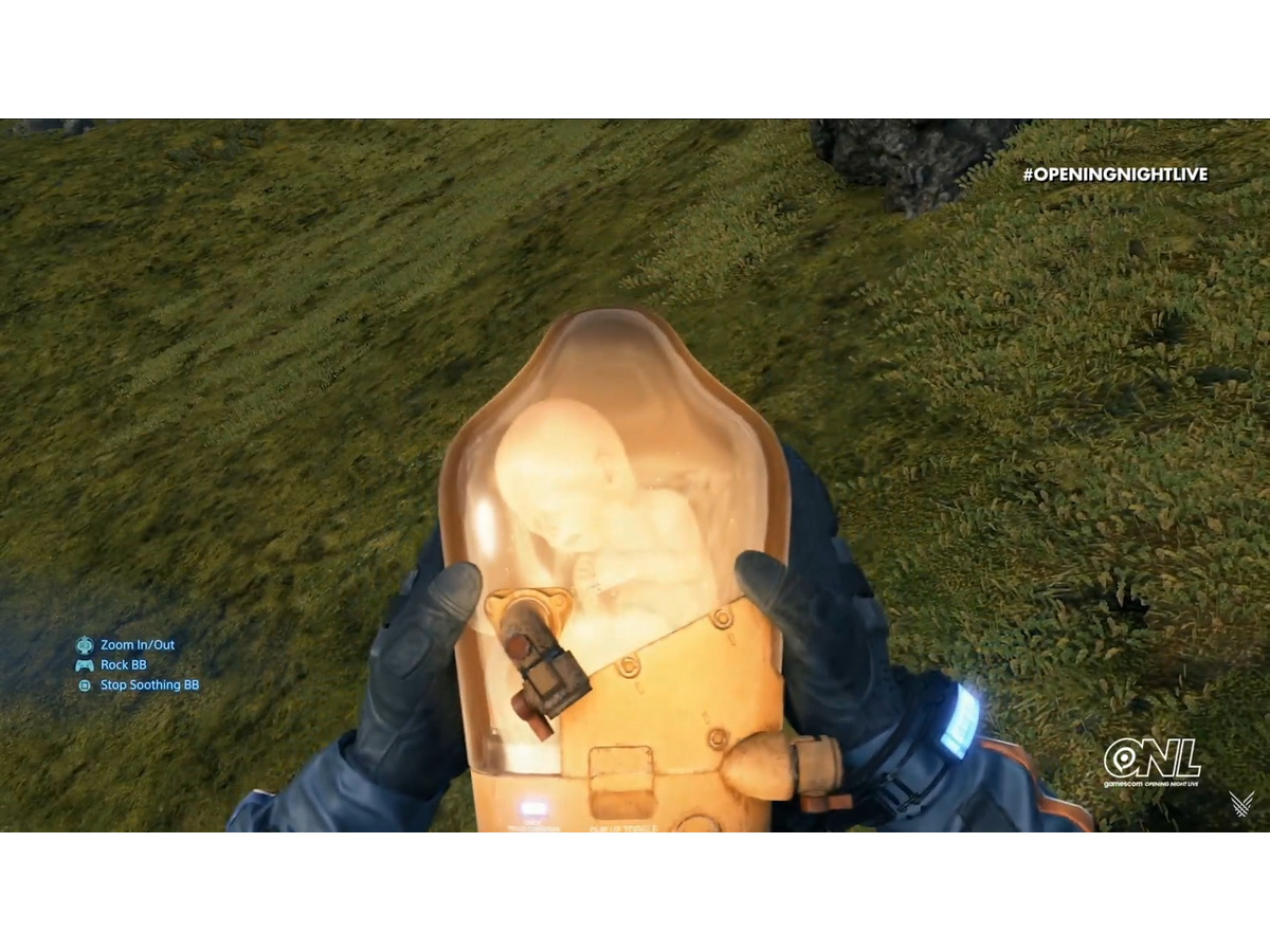 小島監督新作 Death Stranding 新ゲームプレイ映像 赤ちゃんや尿意など気になる要素も Gamescom 19 Game Spark 国内 海外ゲーム情報サイト