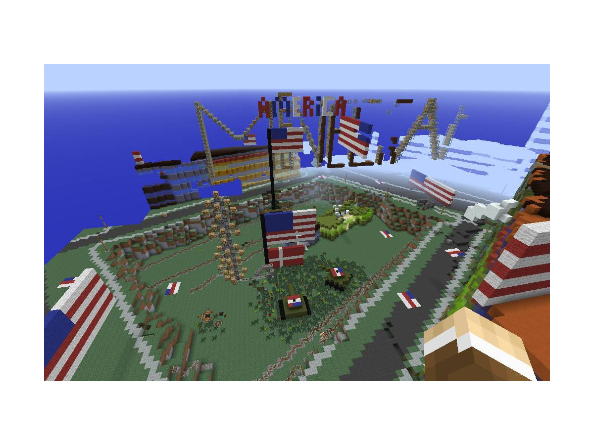 Minecraft デンマーク地理庁が国土を再現したワールドで首都爆撃 跡地にはアメリカ国旗 Game Spark 国内 海外ゲーム情報サイト