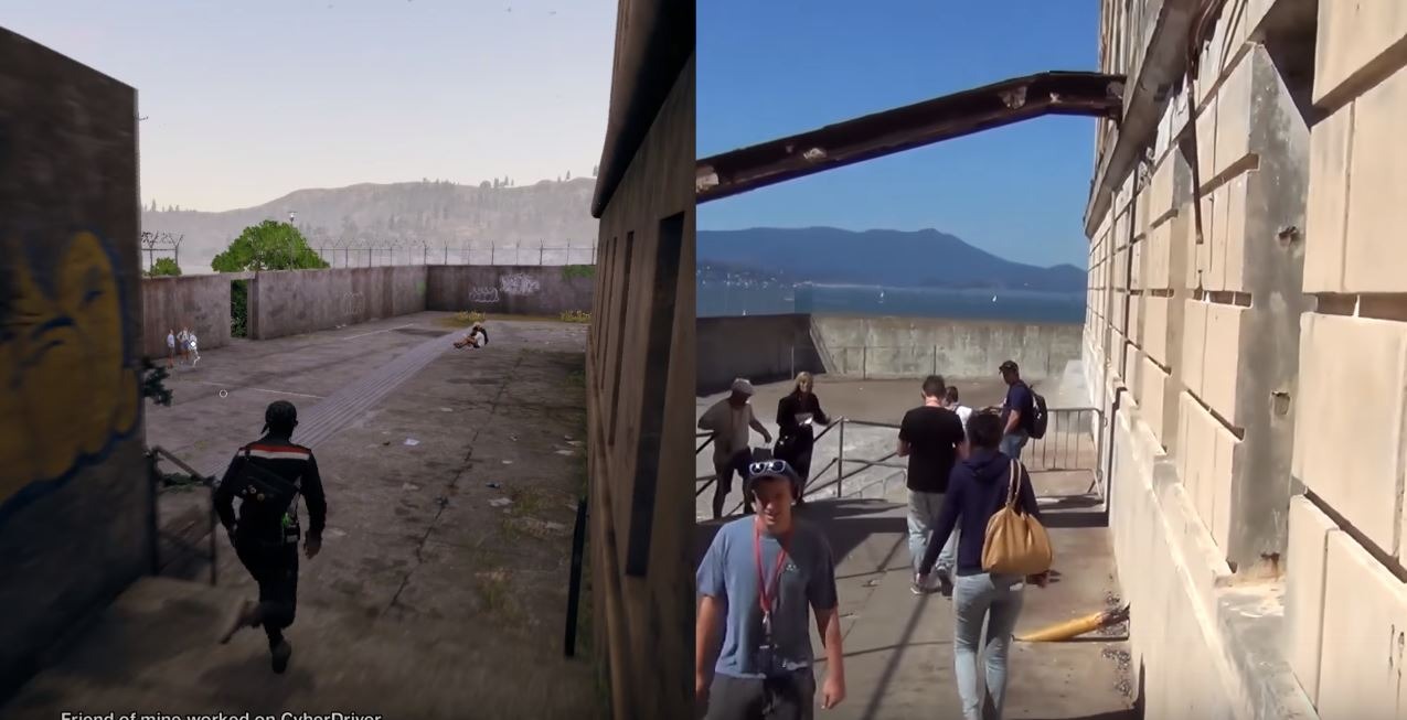 ウォッチドッグス2 のアルカトラズ刑務所を現実の風景と比較 Game Spark 国内 海外ゲーム情報サイト