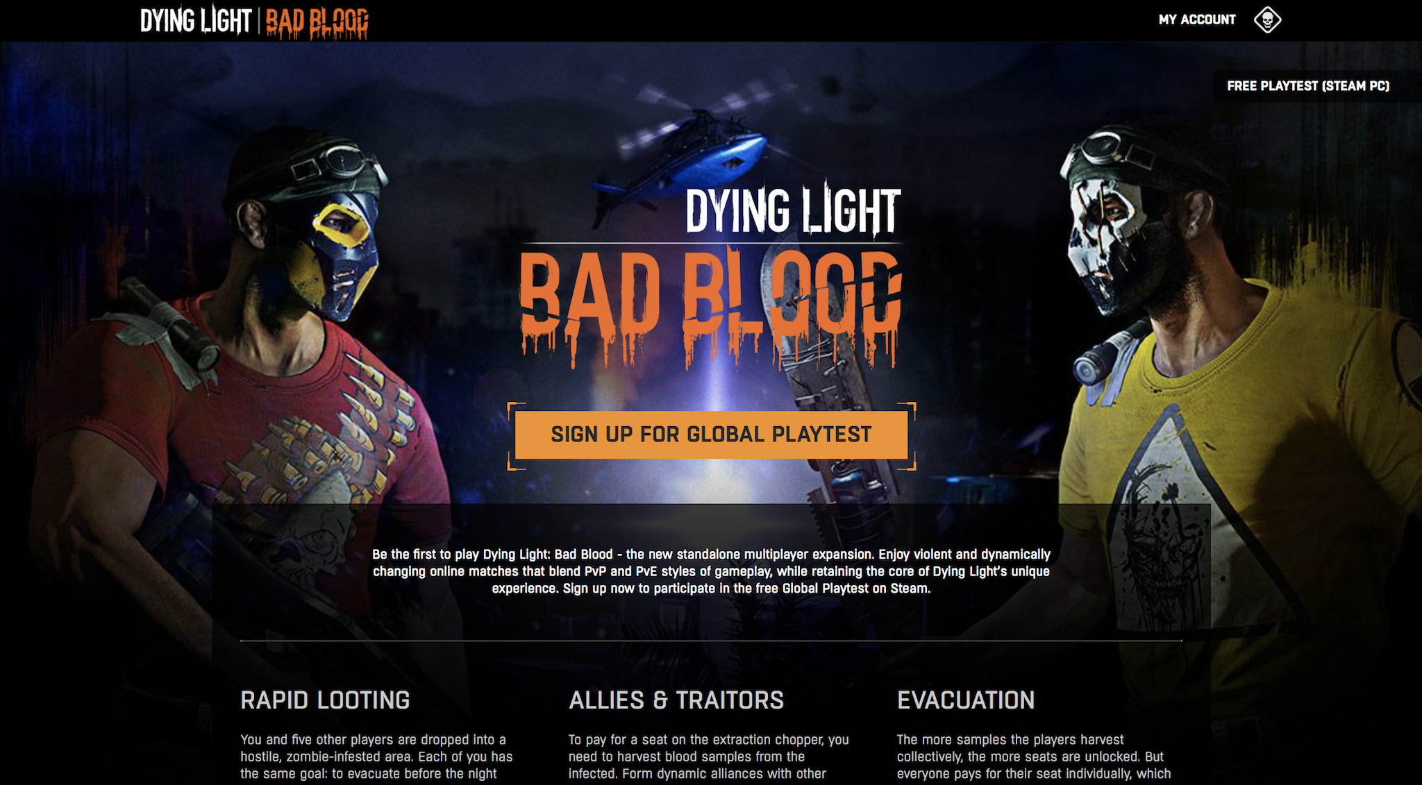 Dying Light バトロワ系に影響を受けた新拡張 Bad Blood 発表 クローズドテスト登録受付中 Game Spark 国内 海外ゲーム情報サイト