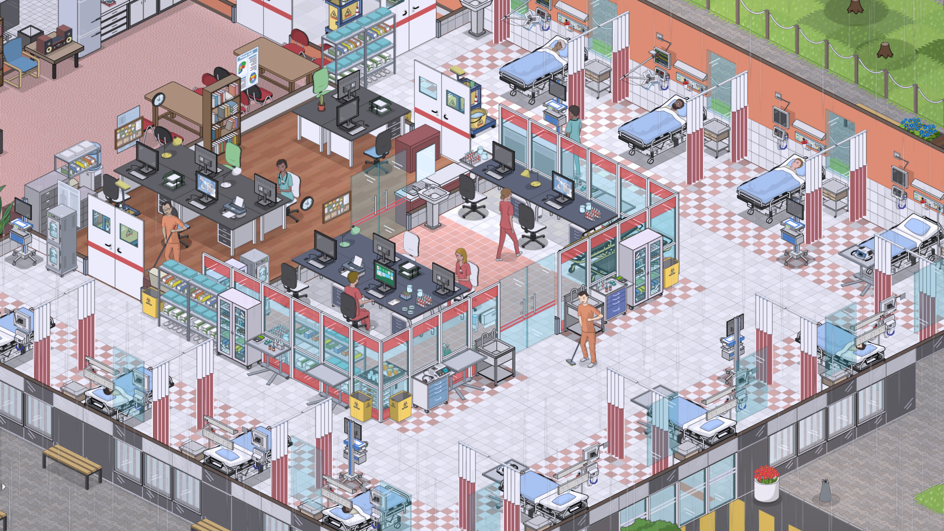 病院経営シム Project Hospital Steamで配信開始 病院を設計し 運営しよう Game Spark 国内 海外ゲーム情報サイト