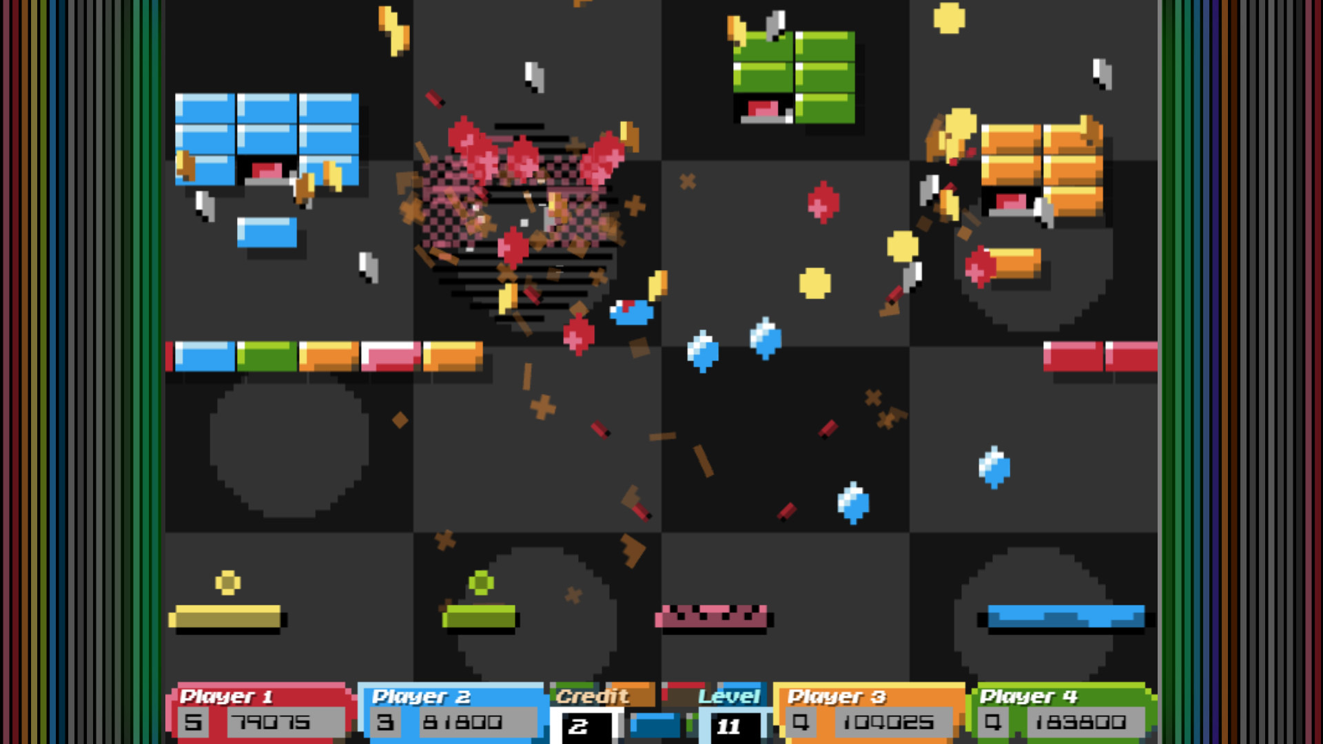 多人数参加型ブロック崩しact Beautiful Bricks リリース 8ビットの様々なゲームモードを楽しもう Game Spark 国内 海外ゲーム情報サイト