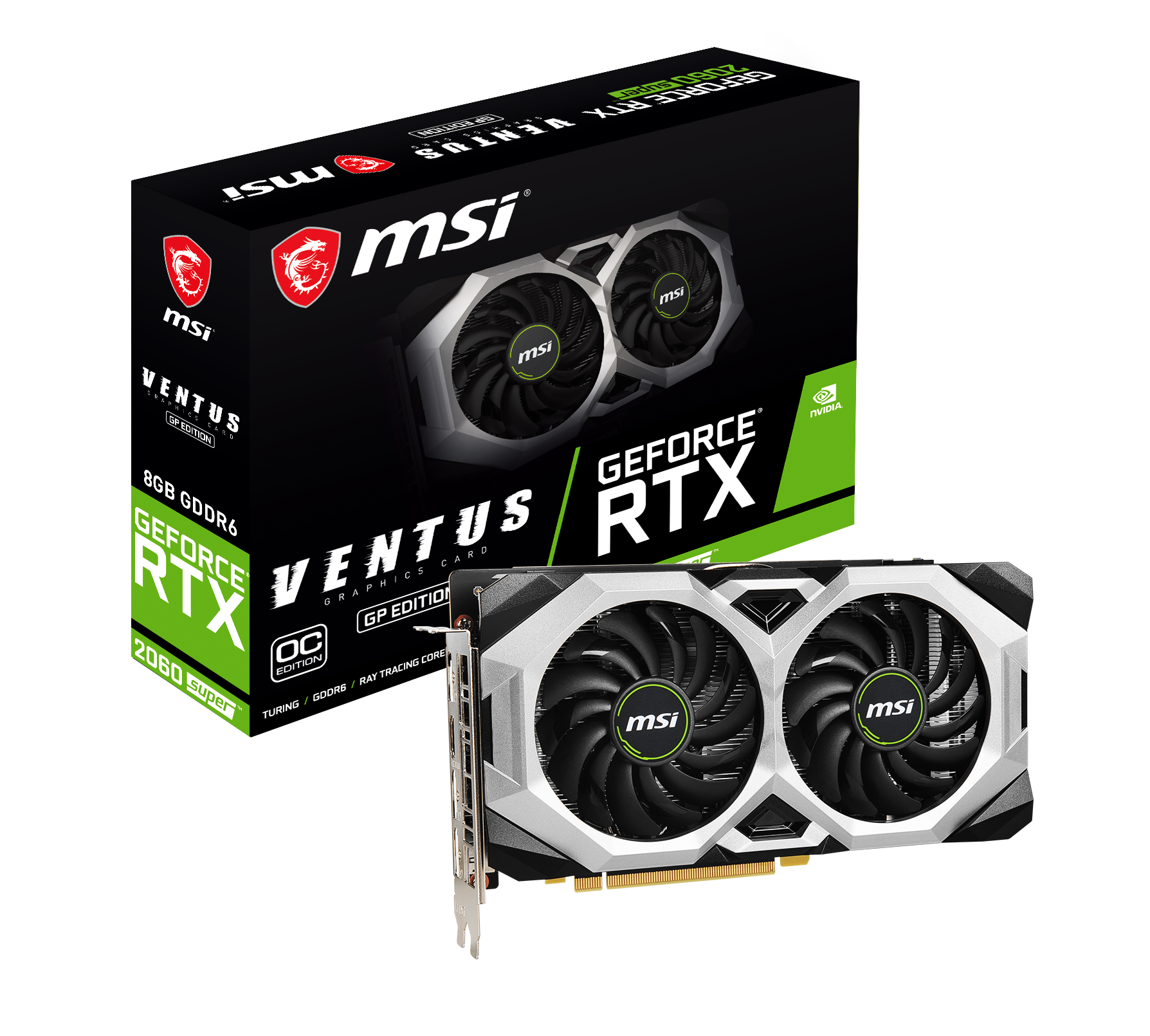 光らなくてもゲーミング！グラボ「GeForce RTX 2060 SUPER VENTUS GP