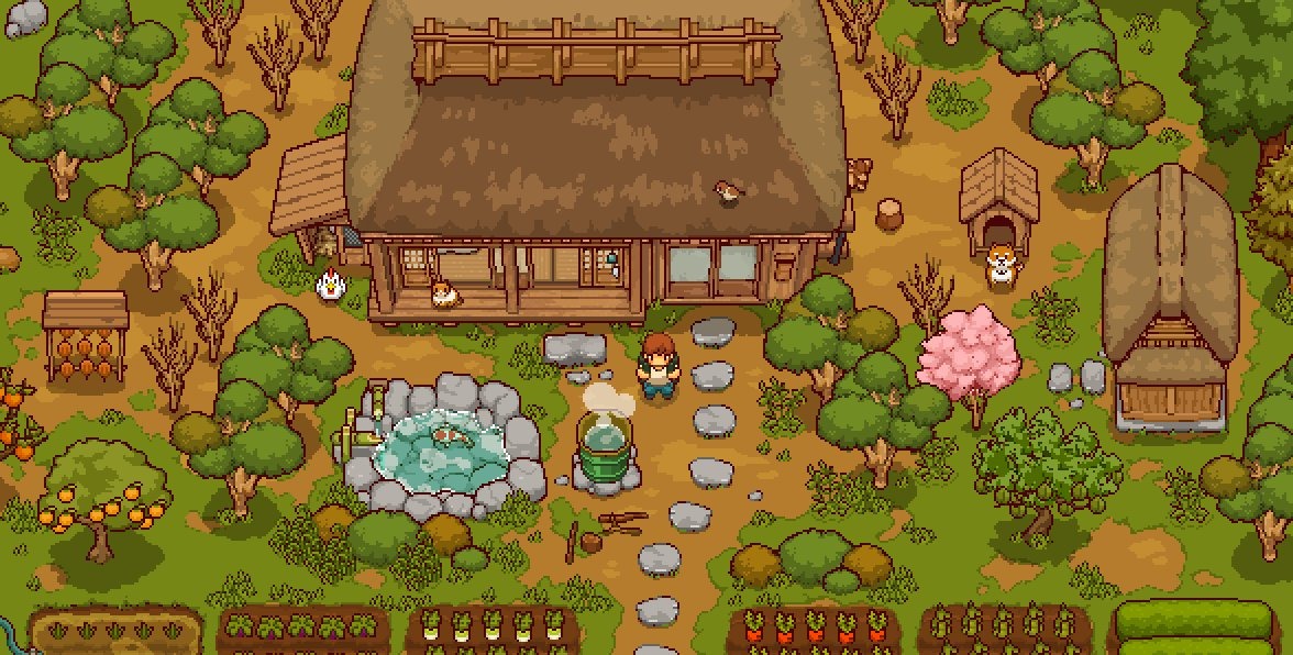 ノスタルジックな 日本の田舎暮らし が体験できる新作ドット絵ゲームが21年夏頃リリース予定 開発者へのミニインタビューも Game Spark 国内 海外ゲーム情報サイト