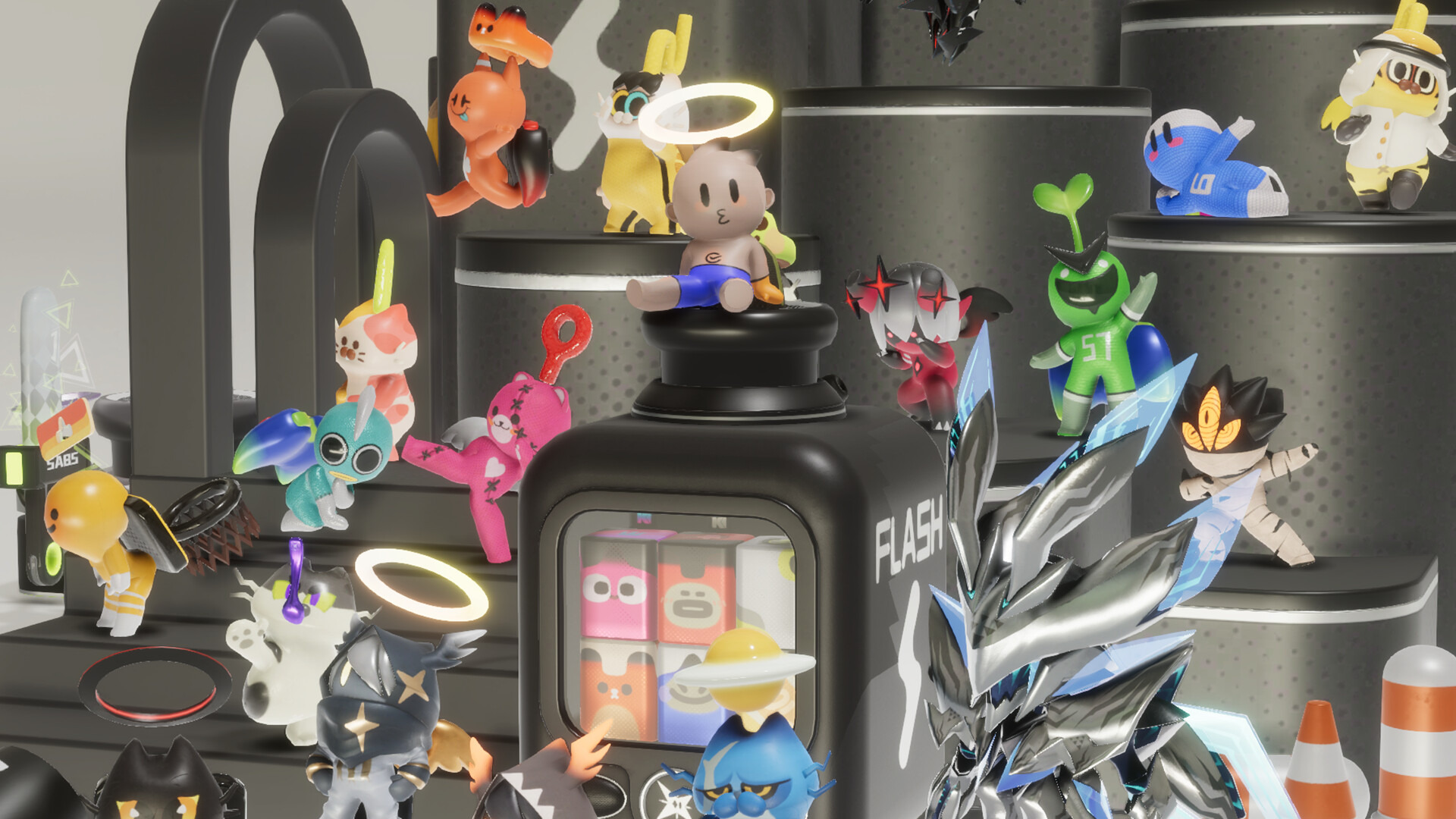 デフォルメされたフィギュアで遊べるサンドボックス型アクションが正式