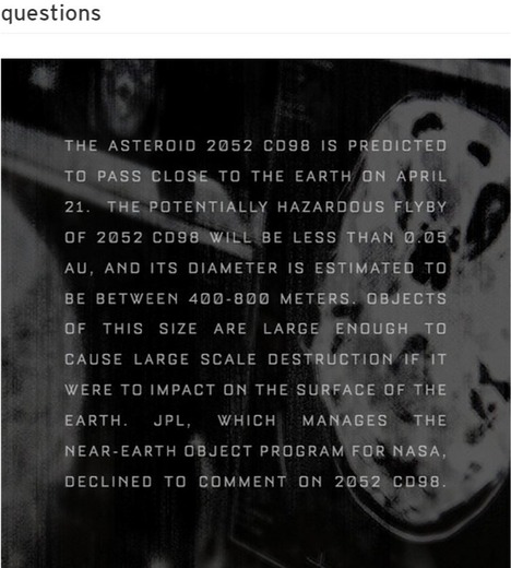 噂：『CoD: BO3』の舞台は小惑星墜落の危機に瀕する地球か？謎のTwitterアカウントが投稿