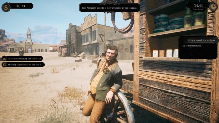 西部開拓時代の光景を「バーテンダーの視点」から観察しよう！19世紀アメリカ飲食店経営シム『Saloon Simulator』で夏を乗り切る