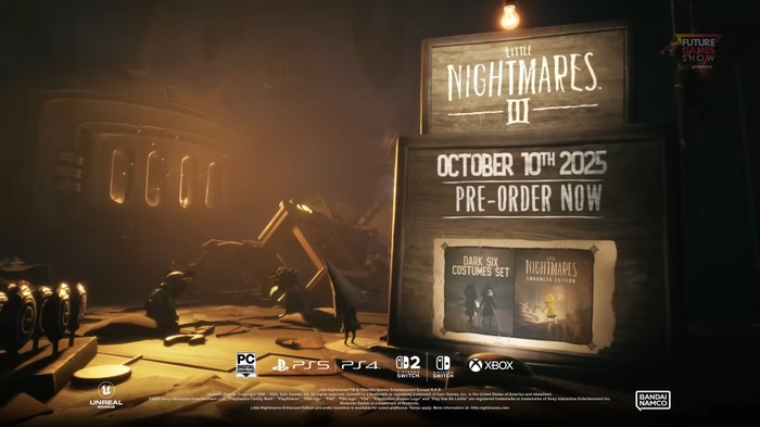 『リトルナイトメア3』不気味な「Carnevale」の章を紹介するプレイ映像【gamescom FGS 2025】