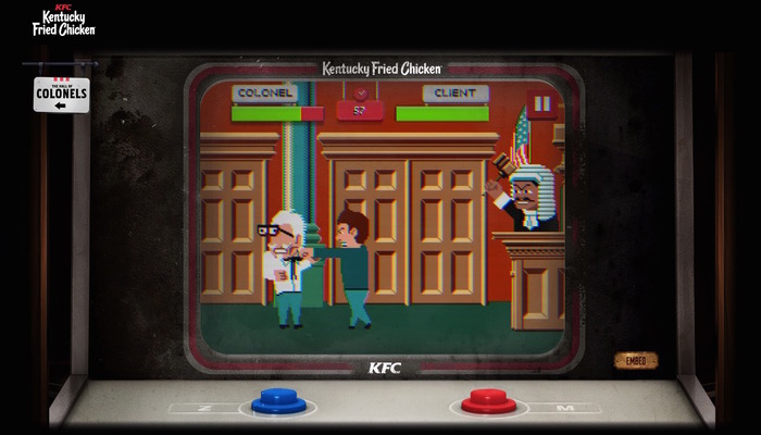 KFCがレトロ風ゲーム『Colonel Quest』公開―カーネルおじさんで撃って殴って揚げてみた