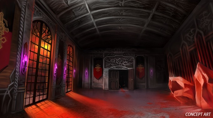 『Bloodstained』ダークな収録ステージを描いたコンセプトアートが公開、Win向けβ配信も告知