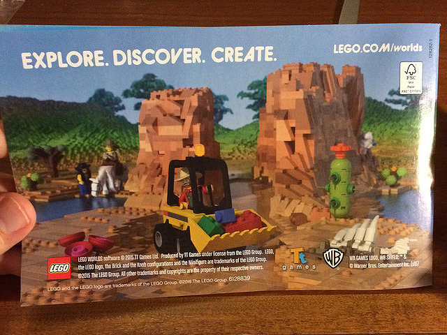マイクラ風のLEGO新作ゲーム『LEGO Worlds』開発中か―玩具説明書にイメージ掲載