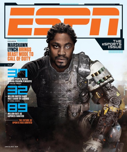 『CoD: BO3』NFLスターのマーショーン・リンチが出演―ESPN誌の表紙も飾る
