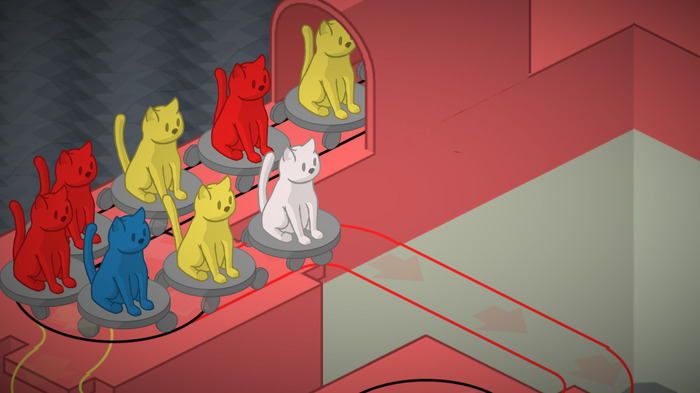 猫列車が走る新作パズル『The Cat Machine』がSteam Greenlightに登場