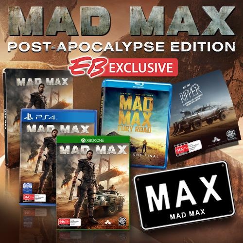 ゲーム版『Mad Max』限定版に映画「Mad Max Fury Road」が同梱―オセアニア地域限定で