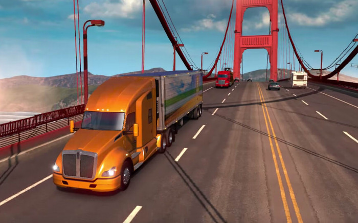 【GC 2015】自然あふれる米西海岸を疾走！トラックシム『American Truck Simulator』最新トレイラー
