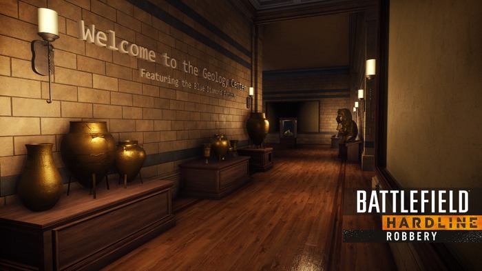 『Battlefield Hardline』第2弾DLC「Robbery」の新マップMuseumがお披露目―初の完全室内戦