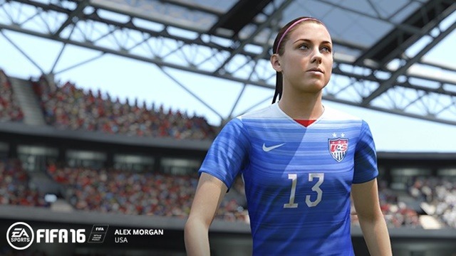 『FIFA16』女子サッカー選手のショットが公開、米代表アレックス・モーガンによるQ&Aも