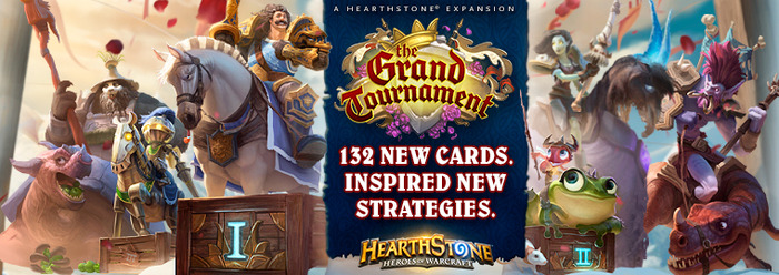 『Hearthstone』新拡張「The Grand Tournament」がリリース！ 132種の新カードが一挙解禁