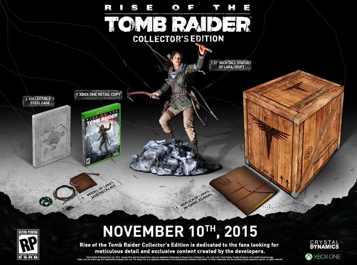 勇ましいララスタチュー同梱！『Rise of the Tomb Raider』限定版が海外発表