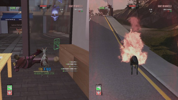 ヤギシム『Goat Simulator: Mmore Goatz Edition』Xboxプラットフォーム版が海外で配信―ゾンビサバイバルとMMOを同梱