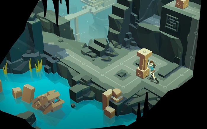 ターン制パズル『Lara Croft GO』が国内でiOS/Android向けに配信開始―謎を解き遺跡の奥地へと進め！