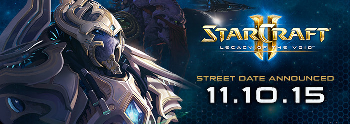 『StarCraft II: Legacy of the Void』11月10日発売決定、オープニングシネマティック映像も！
