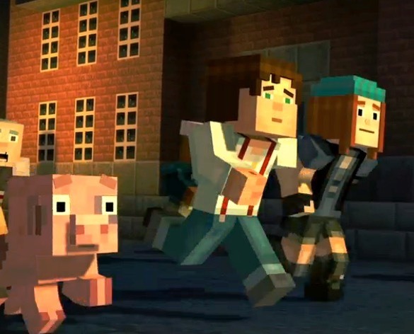 おなじみ世界観で紡がれる新作ADV『Minecraft Story Mode』約15分のプレイ映像！