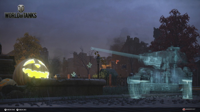 Xbox One/Xbox 360版『World of Tanks』ハロウィンモード開始！スケルトンな幽霊戦車で戦え