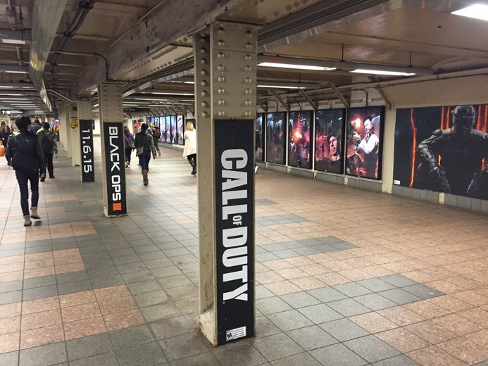 【現地レポ】『CoD: BO3』一色になったNYグランドセントラル駅構内の模様をフォトレポートでお届け