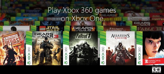 Xbox One下位互換対応のXbox 360タイトルリストが公開―ローンチ時点で104本に対応