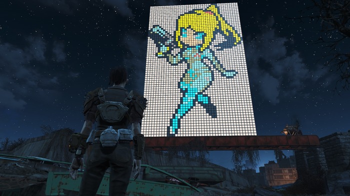 核の冬より芸術の秋？『Fallout 4』でドット絵を描く強者ウェイストランダー達