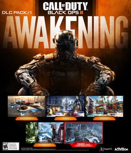 【PSX 15】『CoD:BO3』DLC第1弾「Awakening」が発表―PS4先行で提供予定